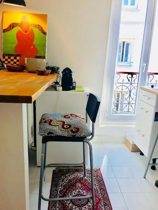 公寓 Cosy A Montmartre, A 15 Min Du Sacre-coeur 巴黎